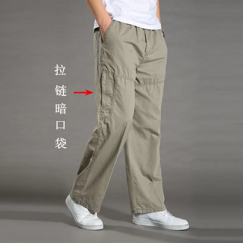 Men's Cargo Pants Summer Spring Cotton