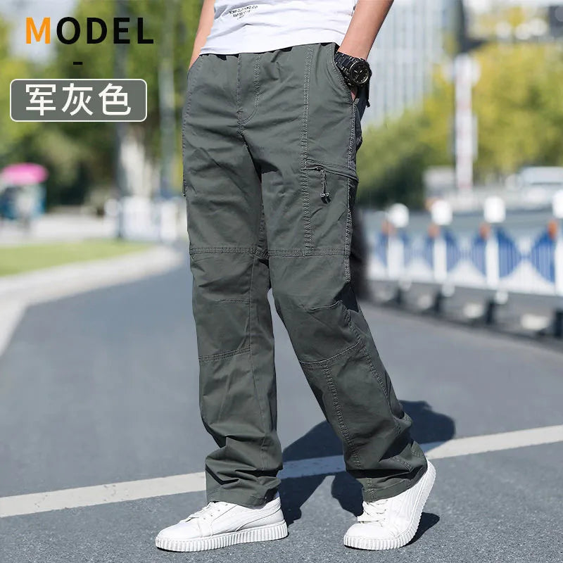 Men's Cargo Pants Summer Spring Cotton