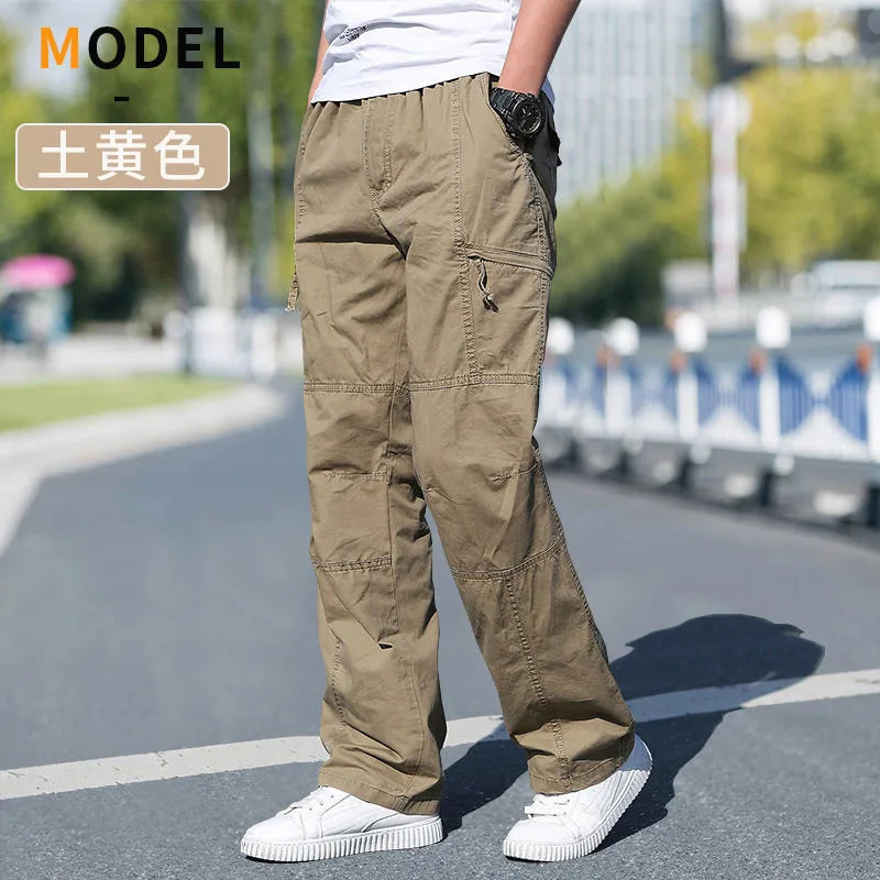 Men's Cargo Pants Summer Spring Cotton