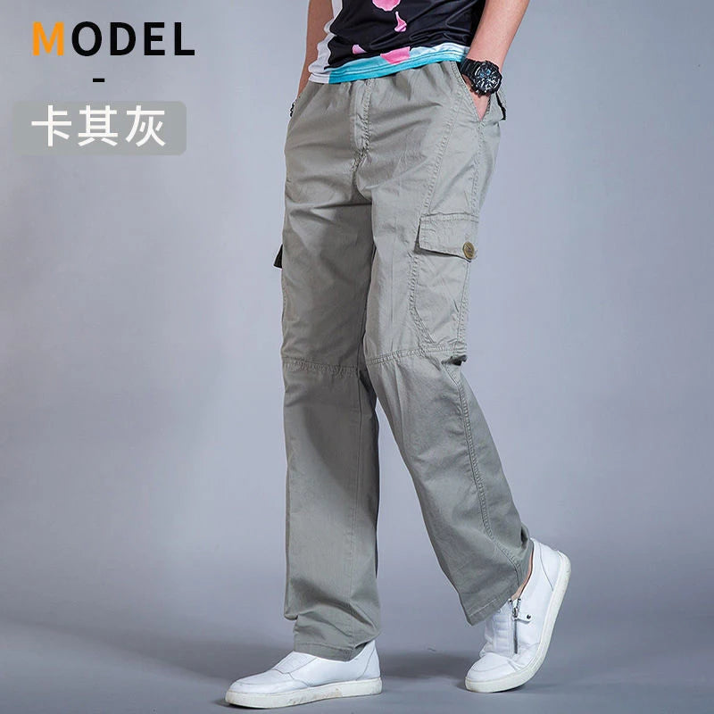 Men's Cargo Pants Summer Spring Cotton