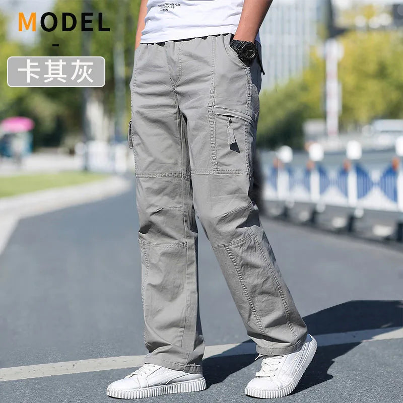 Men's Cargo Pants Summer Spring Cotton