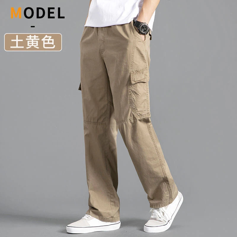 Men's Cargo Pants Summer Spring Cotton