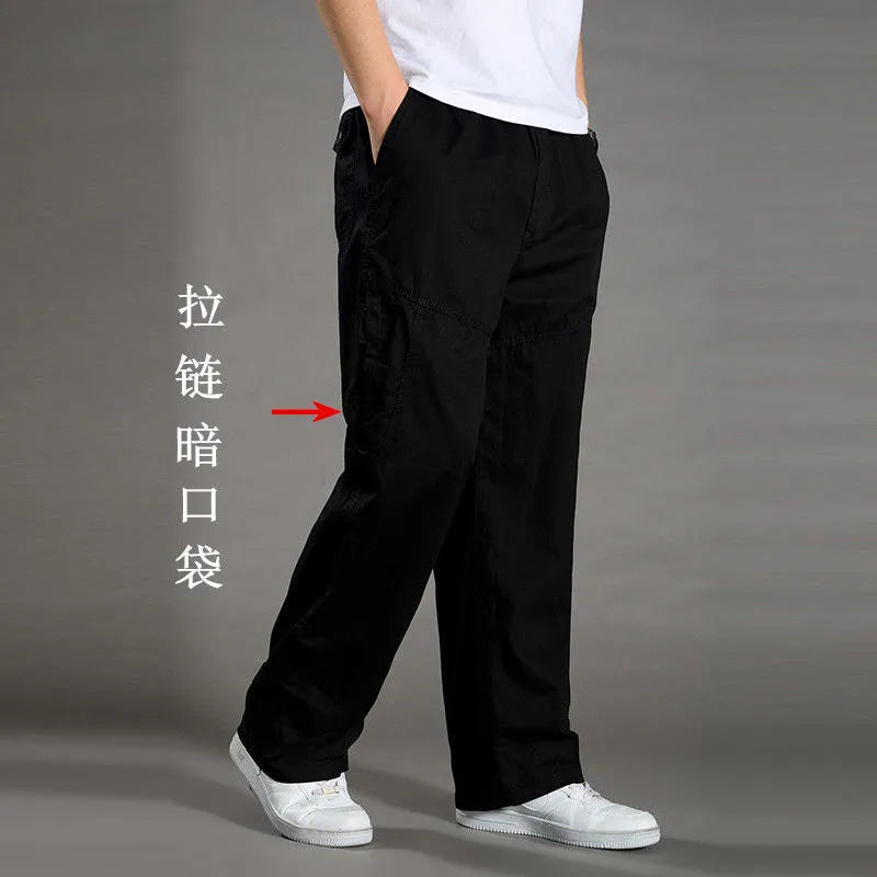 Men's Cargo Pants Summer Spring Cotton