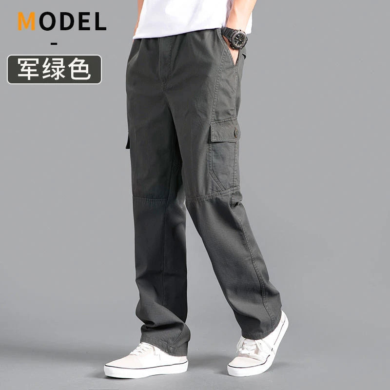 Men's Cargo Pants Summer Spring Cotton