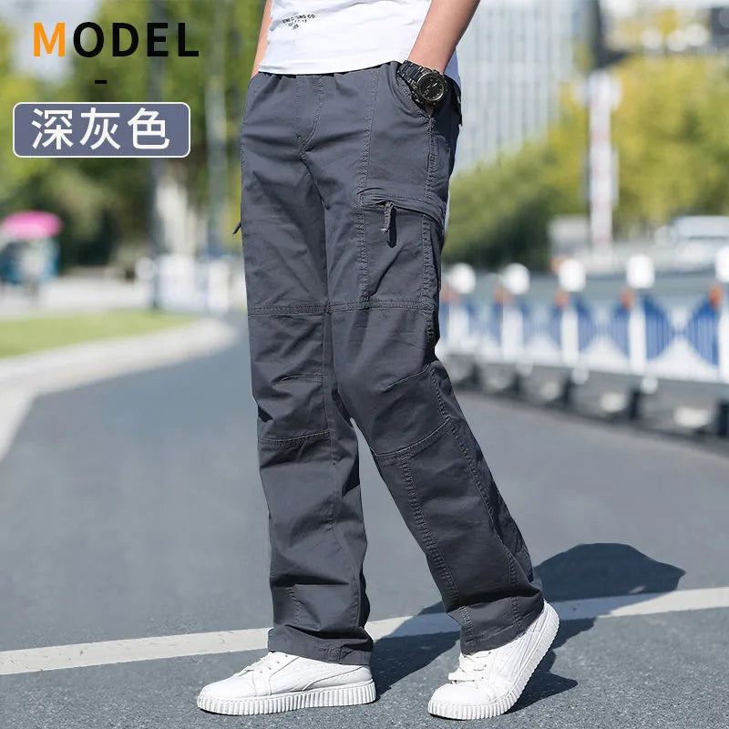 Men's Cargo Pants Summer Spring Cotton
