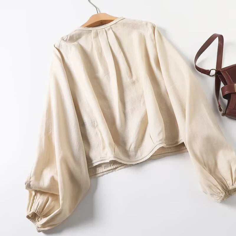 YENKYE  2025 Women Casual Commuting Style Linen