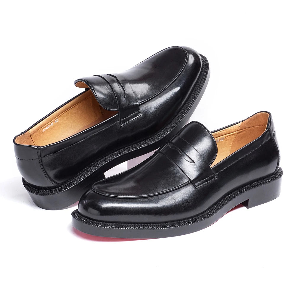 Loafer Shoes For Men Genuine Leather