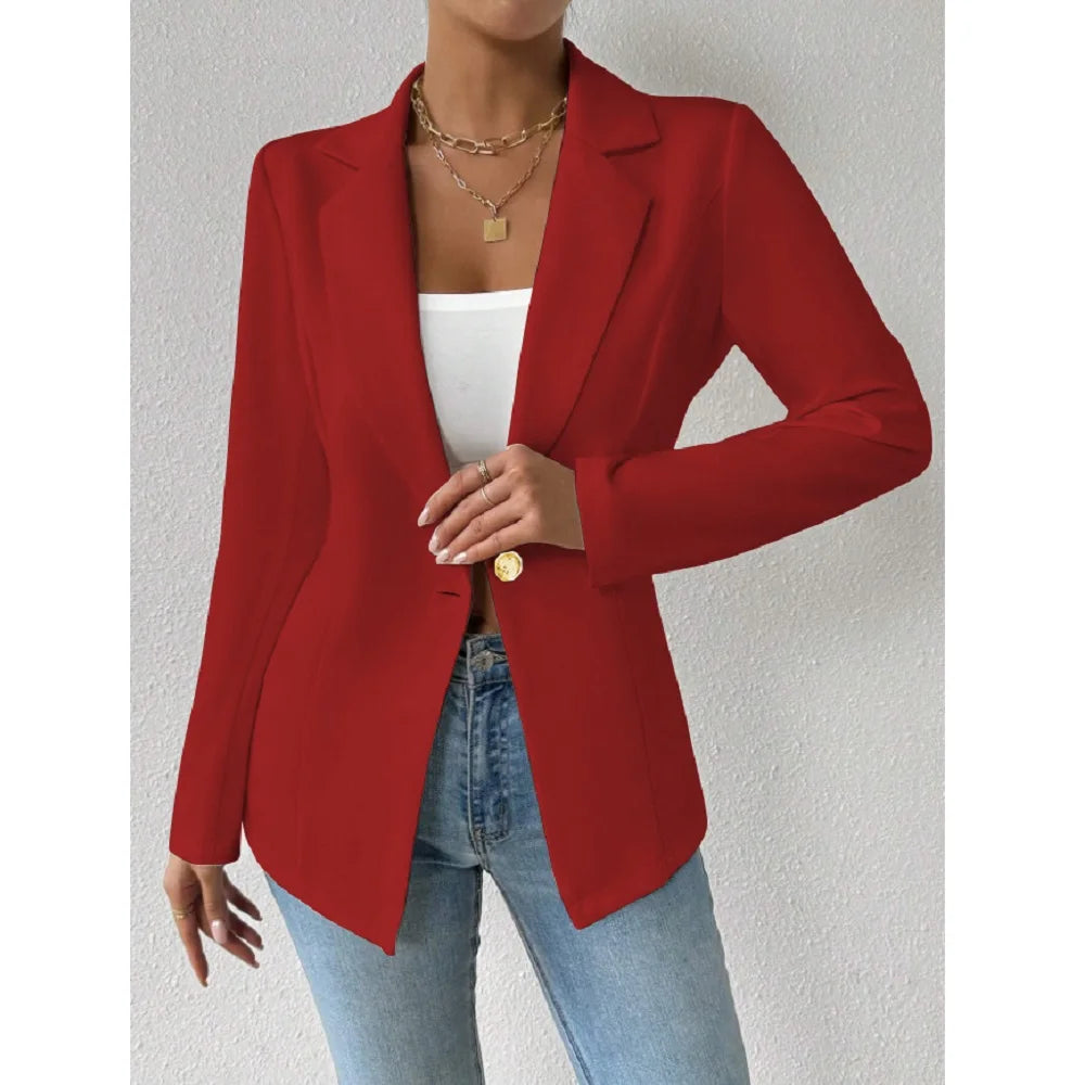 Women's Elegant Blazers Long Sleeve