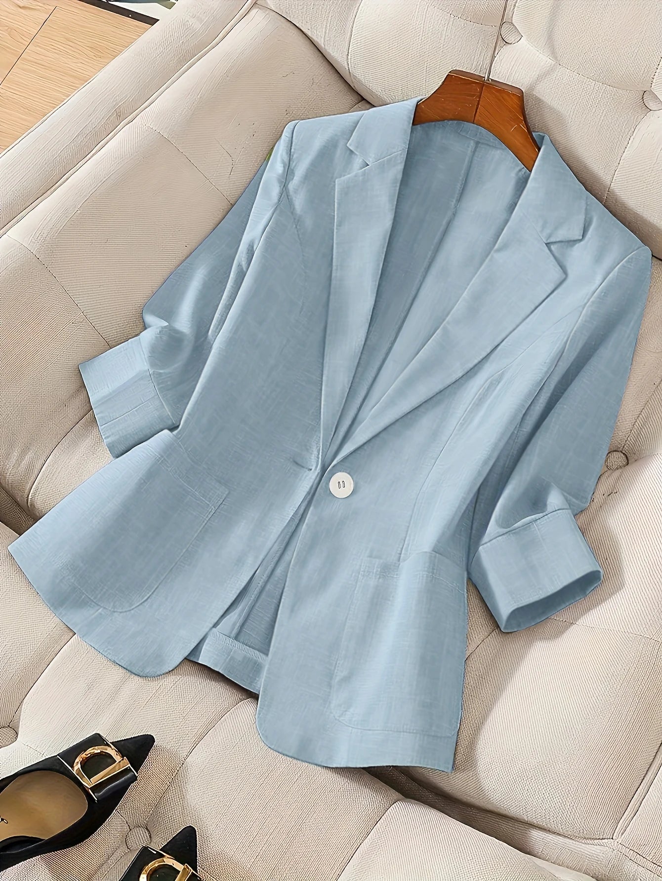 Women's Elegant Long-Sleeved Blazer
