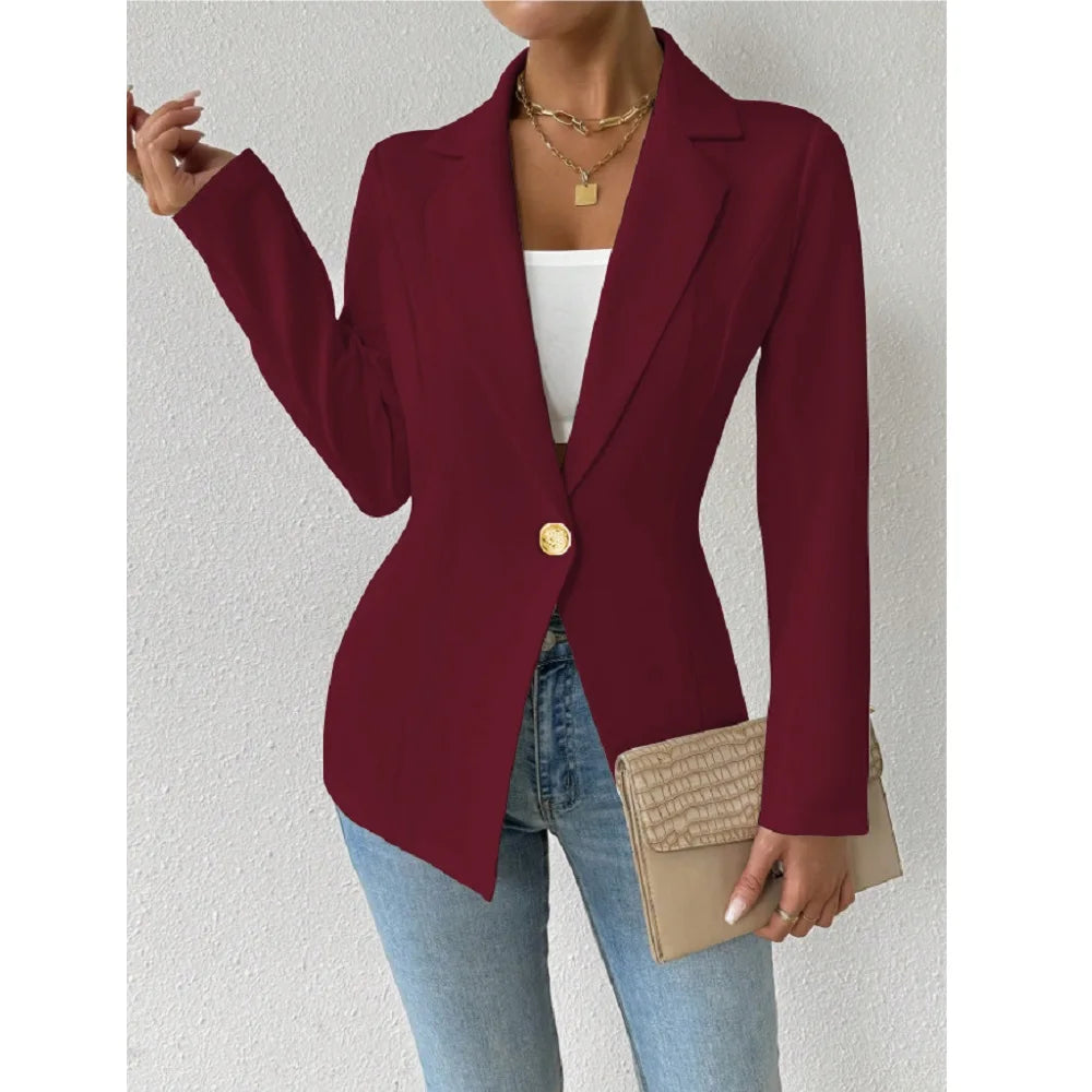 Women's Elegant Blazers Long Sleeve