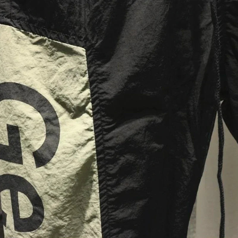 Cargo Pants for Men Summer Black Trousers Man