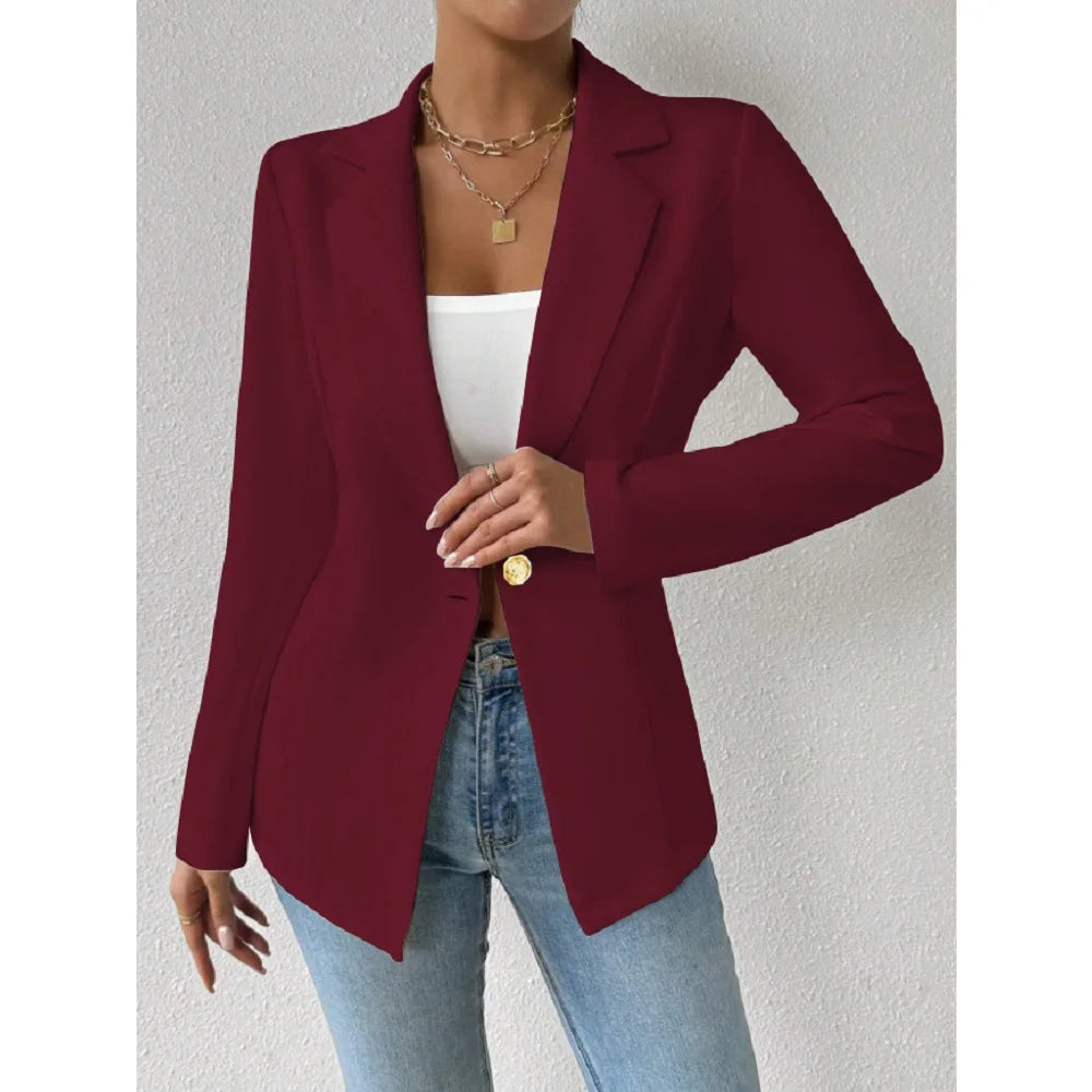 Women's Elegant Blazers Long Sleeve