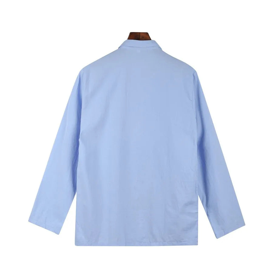 Cotton Linen Men's Extremely Thin Jacket Summer