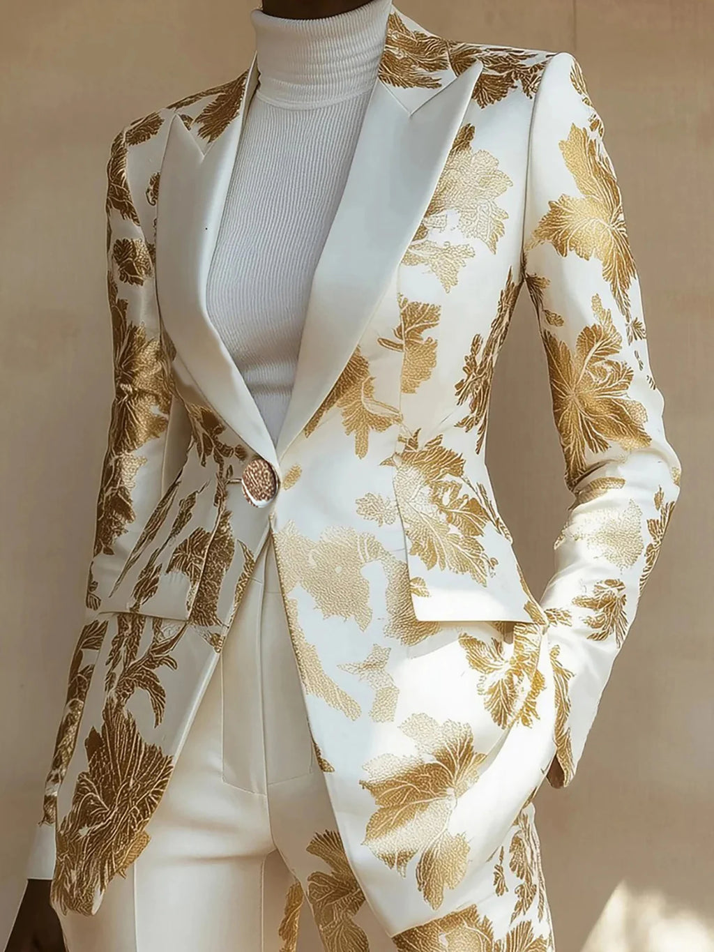Elegant Fashion Casual Glamorous Long Blazer